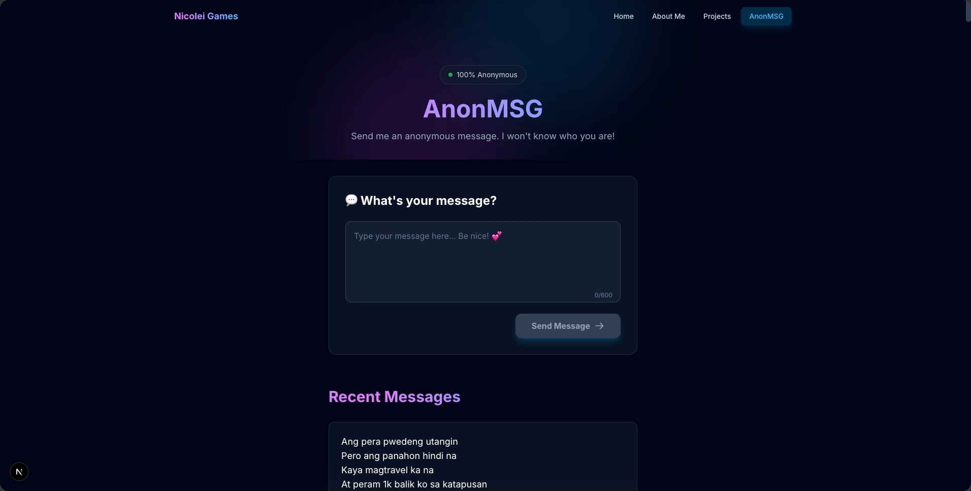 AnonMSG